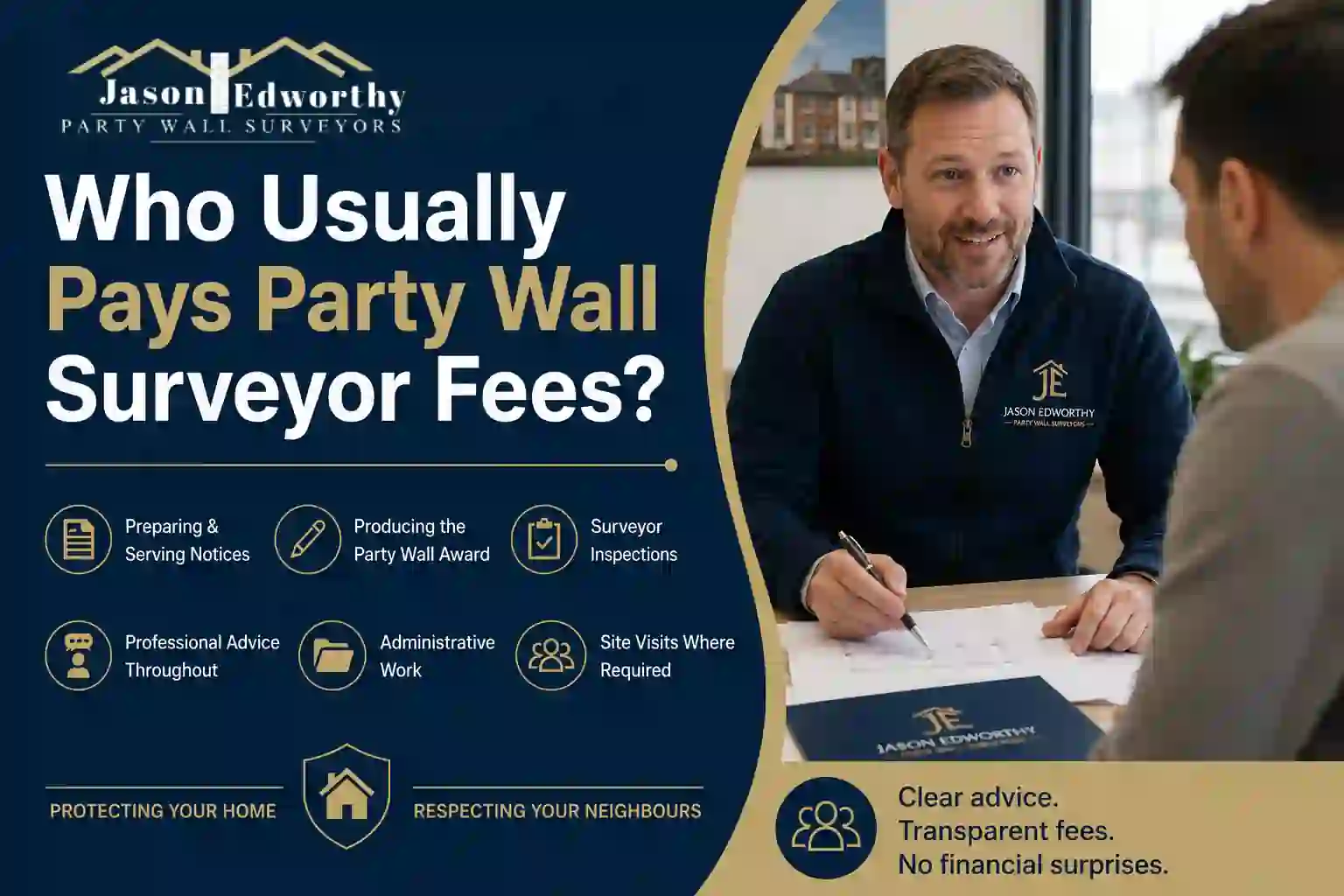 Who Usually Pays Party Wall Surveyor Fees Peterborough?